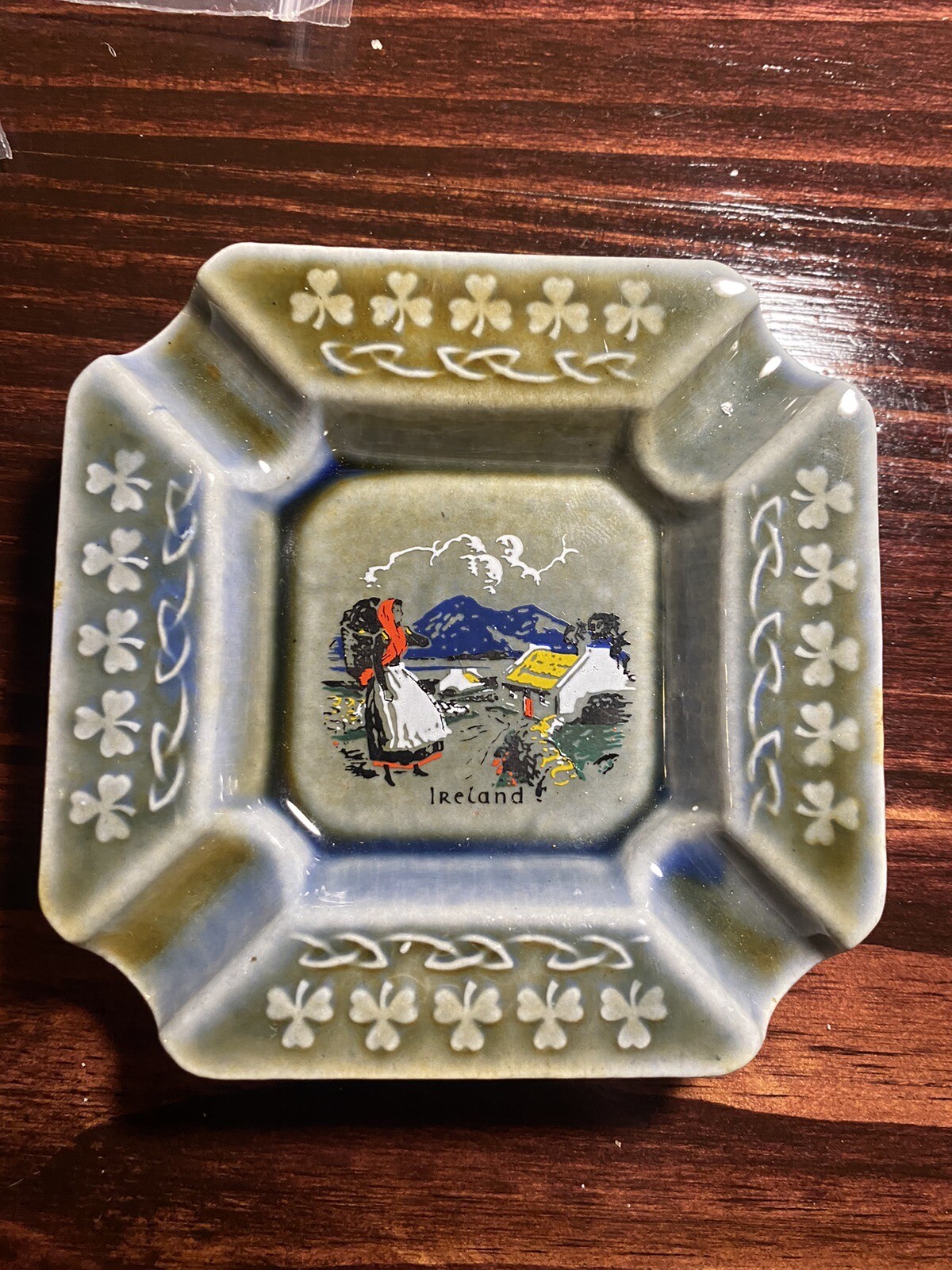 Ireland Made WADE CO ARMAGH Irish Porcelain Ashtray Vintage eBay