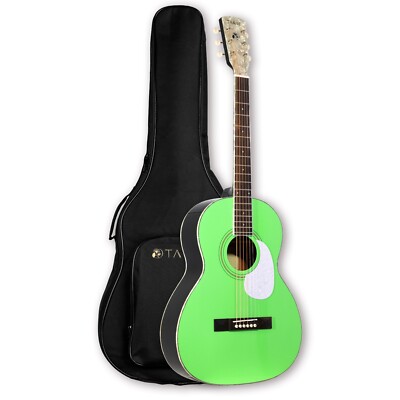TARIO 38'' Acoustic Antique Guitar Solid Spruce Top Mahogany Back and Sides