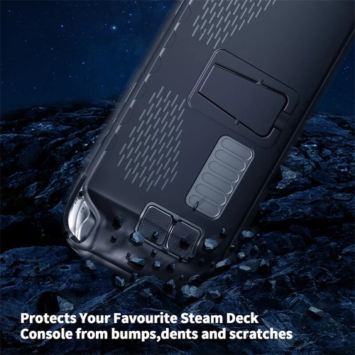 Kickstand Protective Case For Valve Steam Deck TPU Cover Protector W/ Stand Base - Zdjęcie 2 z 7