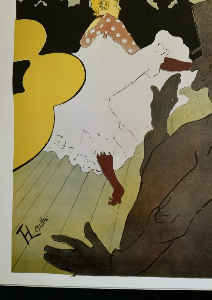 图卢兹劳特雷克“红磨坊”未框海报广告音乐会舞会 12 英寸 x 17 英寸 — 第 4/4 张图片