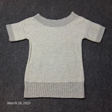 American Eagle Outfitters Boat Neck Short Sleeve Knit Sweater Women Size Medium