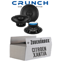 Crunch Lautsprecher FüR Citroen Xantia Front 16Cm 2-Wege Koax Auto Einbauset PKW