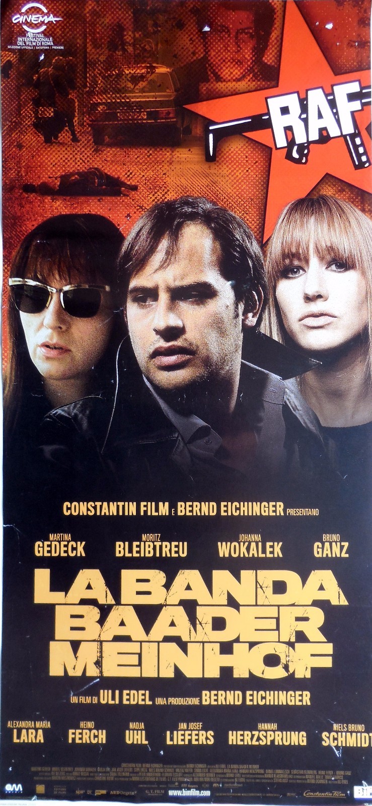 Locandina originale film La banda Baader Meinhof (2008) - Regia di Uli Edel