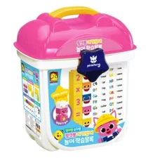 PINKFONG Baby Shark Block Play Toy Learning English Vocabulary Number Kids 98pcs