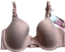 Maidenform 34D One Fab Fit Coverage Underwire Shaping T-Shirt Bra 7959 Pink New