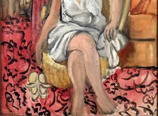 Seated Woman in an Armchair – Henri Matisse 1920 Portrait Art Print