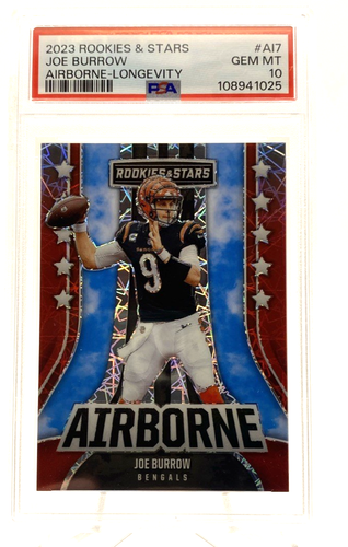 2022 Panini Rookies & Stars Airborne Pink Joe Burrow #/75 No. AI-6