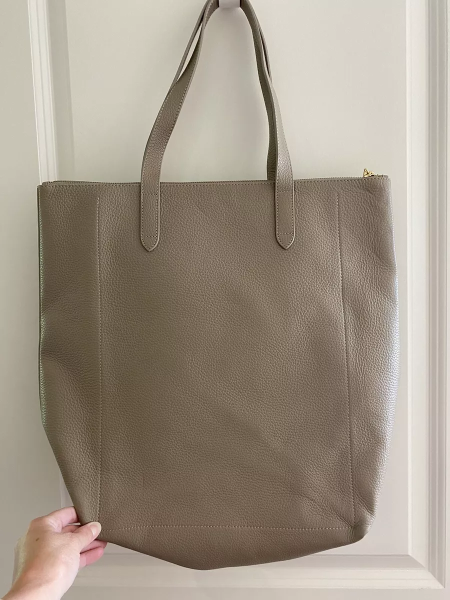 Structured tote with zipper sales