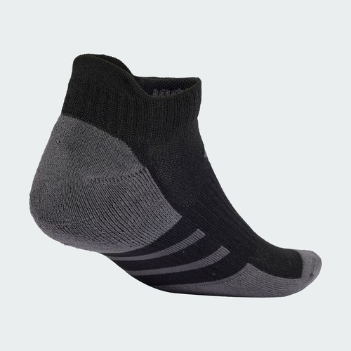 adidas Essentials CLIMACOOL Cushioned Sports Socks Black Ankle 3 Pairs - Picture 2 of 4
