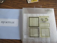 Close to My Heart Stamp set B1080 Lovely Leaves Borders NICE