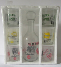 Ballantines Whisky Dekanter & 6 Gl&auml;ser *Neu & Versiegelt*