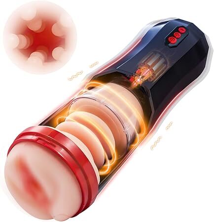 Masturbieren für Männer Elektrisch Masturbator Cup mit 10 Vibration Modi & 5 Sau