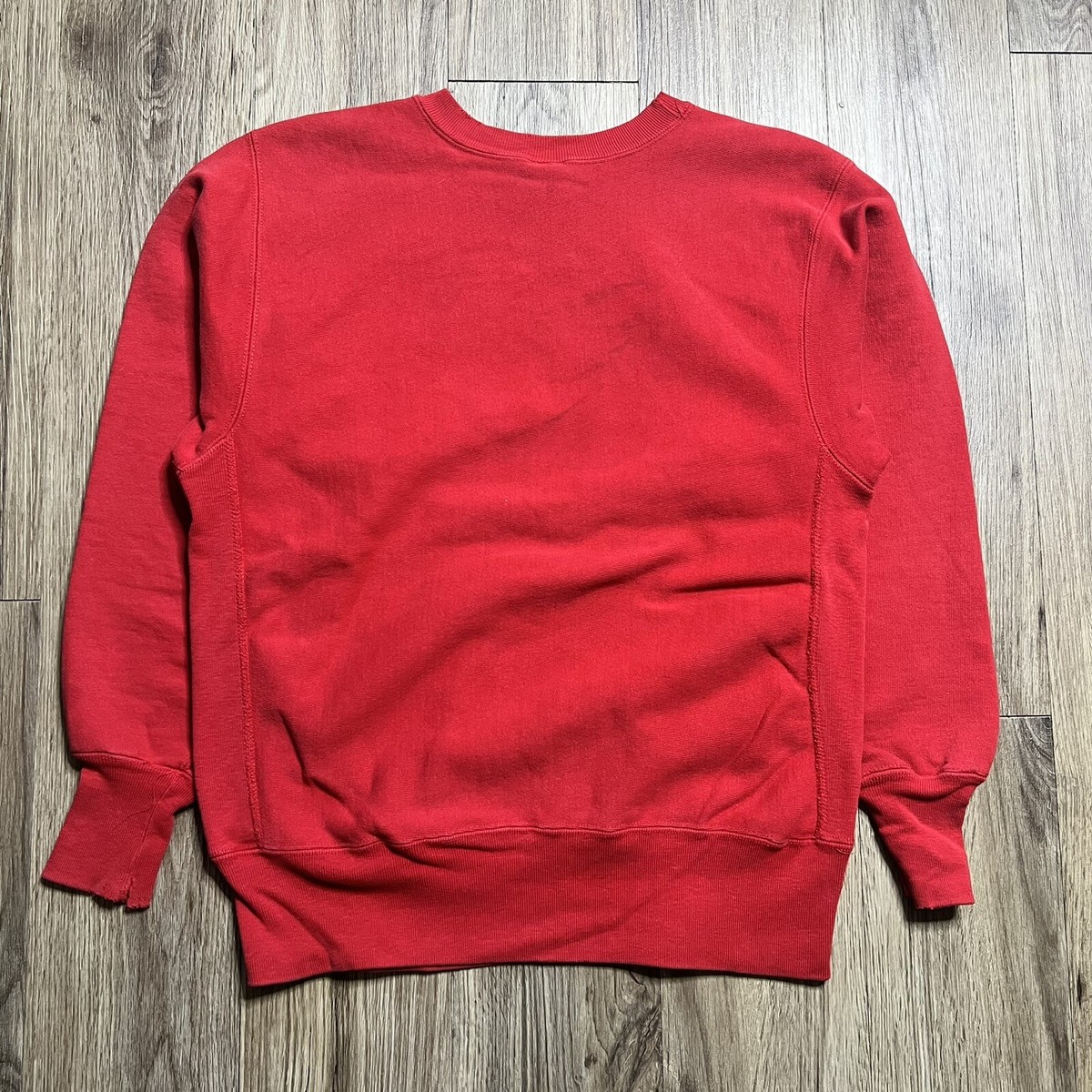Vintage 90s Champion Reverse Weave Red Sweatshirt Large | eBay