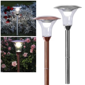 Led Solar Stand Leuchte Mit Bewegungsmelder 10 100lm Garten Aussen Weg Lampe Ebay