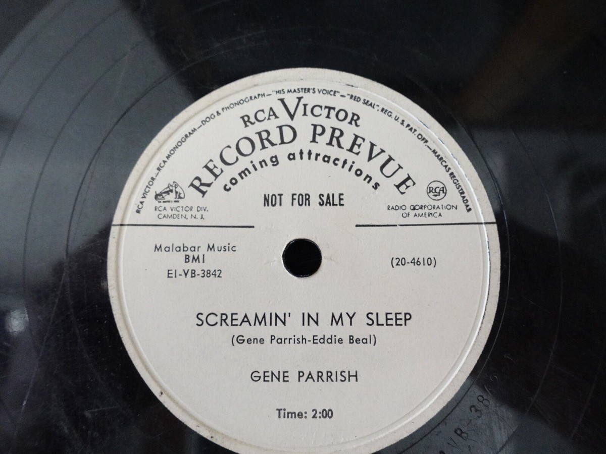 その他 Cr.EXPRESS!! / CREATION RECORDS GENE PARRISH Screamin in My Sleep/Throw Me Out of Mind RCA