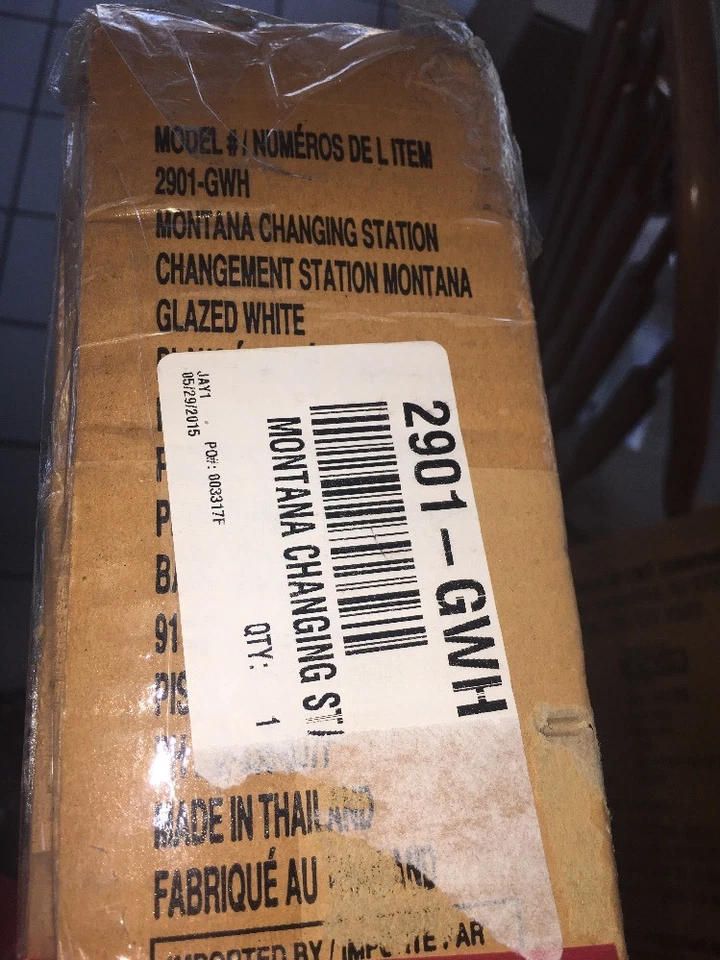 Cambiador Montana Baby Cache 2901-GWH blanco esmaltado Foto 3 de 3