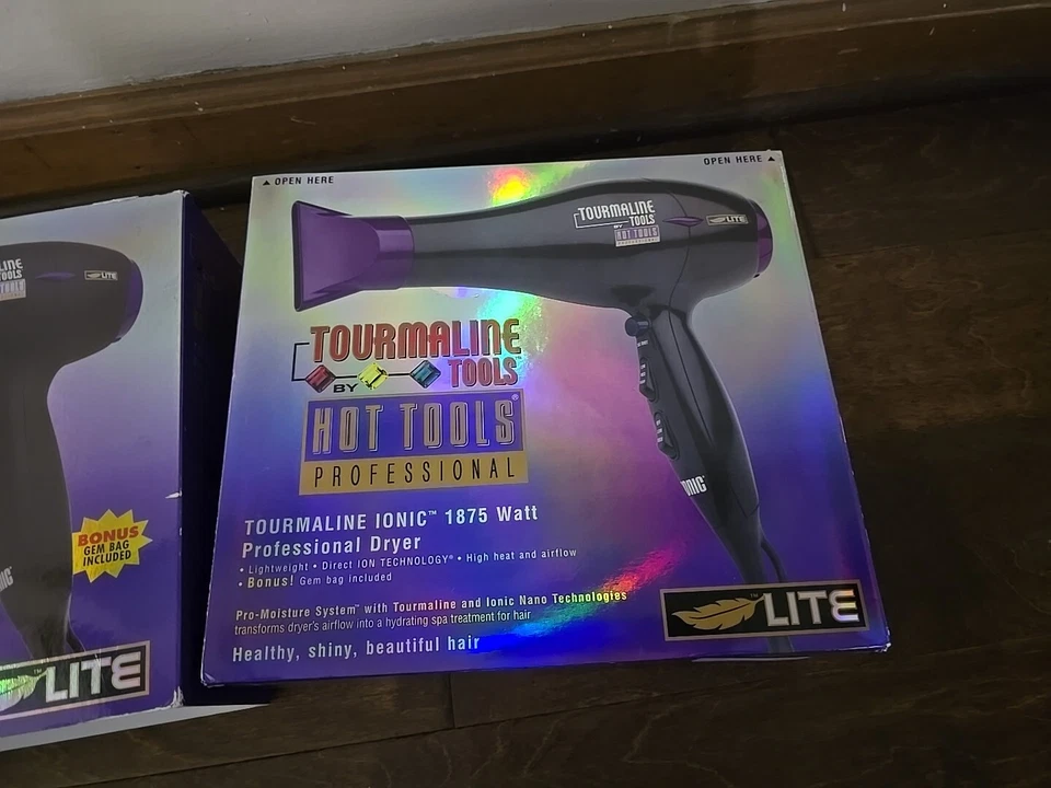 Secadora profesional Hot Tools 1043 turmalina iónica 1875 vatios - COMO ESTÁ - PEGAJOSA Foto 2 de 4