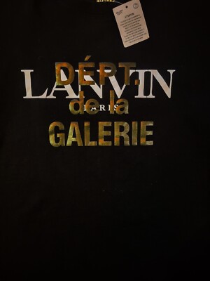 Lanvin x Gallery Dept. Printed T-shirt In French Black | eBay