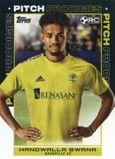 2021 Topps MLS Soccer HANDWALLA BWANA RC ROOKIE Pitch Prodigies Card #183