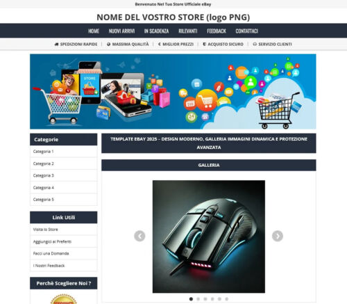 ๐น Template eBay 2025 โ Nuova Galleria (On/Off) Sistema di Sicurezza Avanzato ๐น - Foto 2 di 14