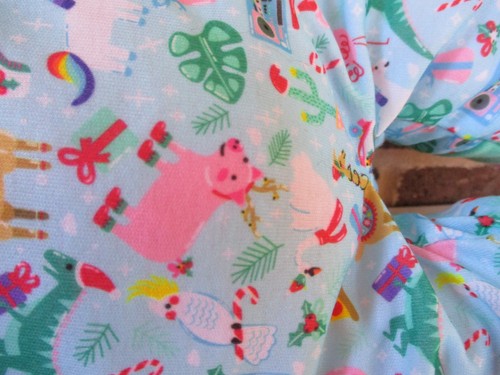 Build A Bear Pinky SCHWEIN rosa Farbe 16 Zoll Plüsch-Urlaubsdruck Schlafanzug - Bild 3 von 7