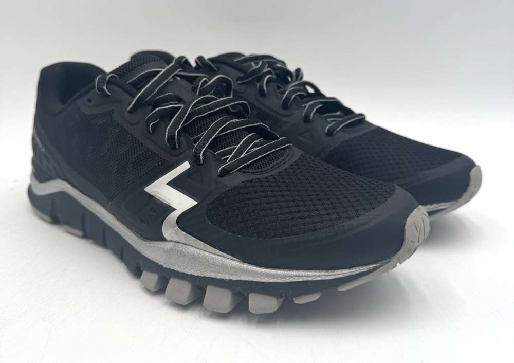 361 Degrees SOUL MATE 2 Men's Athletic Sneakers Black Silver Size 9.5M New