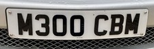 M300 CBM private number plates for sale on Retention .