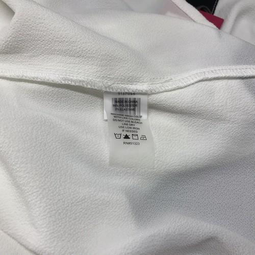 Top para mujer Vince Camuto talla pequeña azul Kenia moda sin mangas color marfil negro - Imagen 8 de 8
