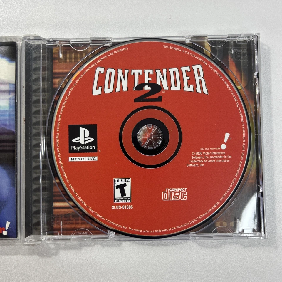 Contender 2 Sony PlayStation 1, 2000 PS1 Complete CIB Tested & Works - Image 4 of 4