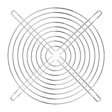 1pcs PC GPU CPU Cooling Fan Grill Guard Chrome Finger Protector for 200mm Fan