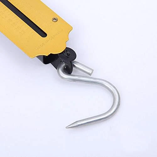 New 100kg Pocket Spring Balance Scale Weighing Scales 224lbs Fishing Luggage - Image 2 of 4