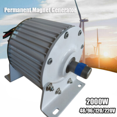 2000W 48V 96V 220V Permanent Magnetmotor 3Phase Generator 500rpm für Windturbine