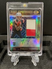 2022 Panini Illusions First Impressions Gold #133 Tyquan Thornton /25 (AU, MEM)