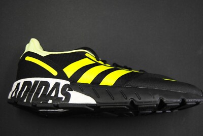 FY3632] NEW MEN'S ADIDAS ZX 1K BOOST CORE BLACK SOLAR YELLOW MATTE