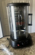 NutriChef Countertop Rotisserie Toaster Oven Cooker w/Rack Model PKRTVG34 EUC