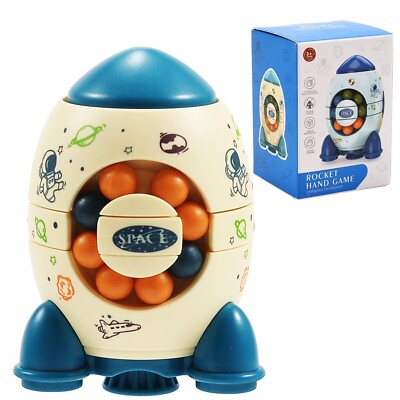 Dekompression Rotierende Magic Bean Spielzeug, Rakete Rotierende Kleine Perlen Magie