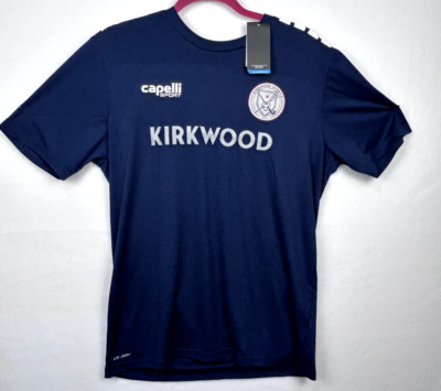 NWT Capelli Sport Kirkwood DE Soccer Shirt Blue CS-Dry Lightweight