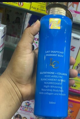 Snapchat Diamond Blue Collagen Body Milk 500ml, Serum, Wasch- und Gesichtscreme