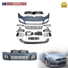 Complete Front Bumper Kit W/ Grille For 2012 2013 Volkswagen Golf 6 R20 Style