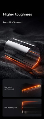 Joyroom 1/2/3pcs Tempered Glass For iPhone 16 15 14 13 12 11 Pro Max Screen Prot - Zdjęcie 9 z 39