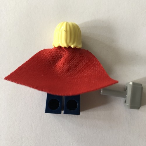 LEGO Thor Minifigure Marvel Avengers sh018 6868 6869 30163 Complete W/ Hammer - Picture 7 of 8
