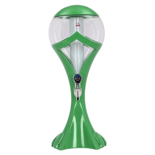 Wine/Beverage Dispenser with Ice Tube Alcohol Whiskey Liquor Tower Dispenser 3L - 第 9/19 張圖片