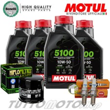 Tagliando BENELLI Leoncino 500 Trail 2021 2022 2023 Motul 5100 + Filtro Candele