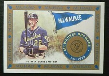 2021 Topps Allen Ginter T51 Murad Reimagined MR-16 Christian Yelich Brewers
