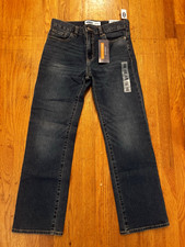 Old Navy Boy's Size 12 Husky Straight Blue Jeans NEW NWT 28" Inseam