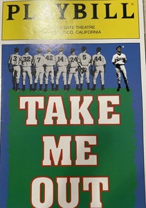 Playbill Take Me Out Golden Gate Theatre