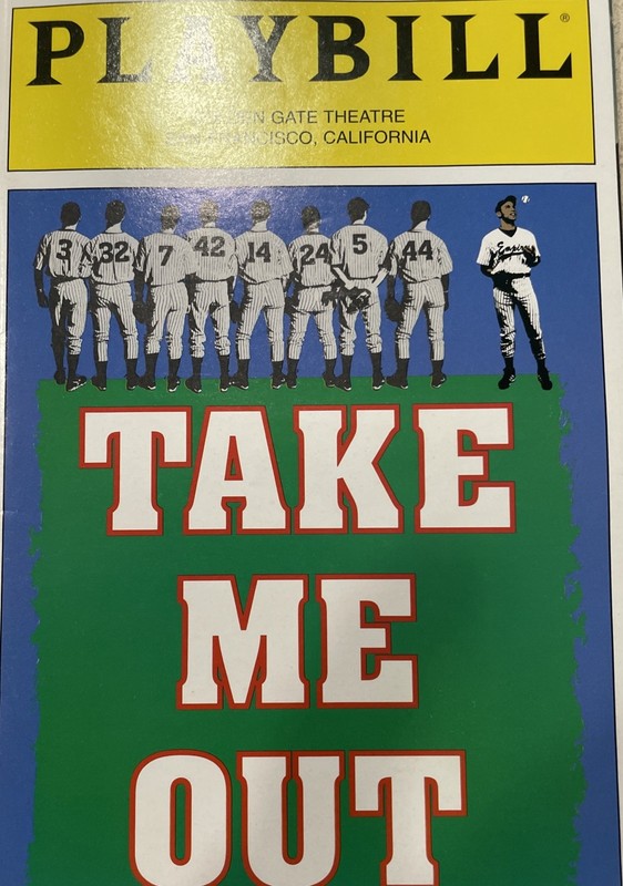 Playbill Take Me Out Golden Gate Theatre