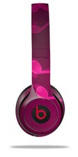 Skin Wrap for Beats Solo Wireless 2 3 4 Bokeh Music Hot Pink SKIN ONLY