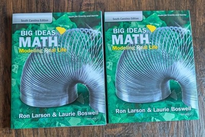 Volume 1 And 2- Big Ideas Math Modeling Real Life South Carolina Edition Grade K
