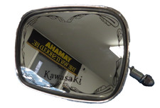 Nos Custom Monogrammed Left Rear View Mirror Fits Kawasaki Kz440 Kz550 Models